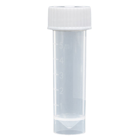Globe Scientific™ Polypropylene Storage Transport Tube, Self-Standing, Screw Cap - BeHope