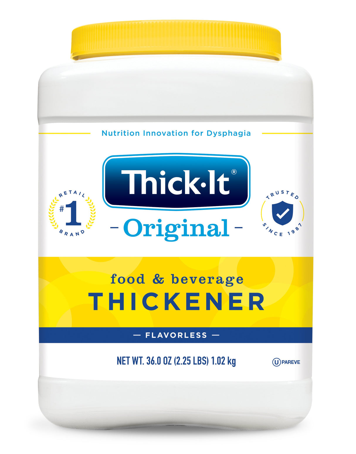Food and Beverage Thickener Thick-It® Original 36 oz. Canister Unflavored Powder IDDSI Level 0 Thin - BeHope
