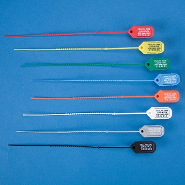 Ring Pull-tight Seal Health Care Logistics Consecutively Numbered Red Polypropylene 9-1/4 Inch - Behope