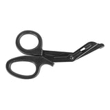 Trauma Shears North American Rescue 7-1/4 Inch Length Floor / Office Grade Stainless Steel NonSterile Black Finger Ring Handle Angled Blunt Tip / Blunt Tip - BeHope