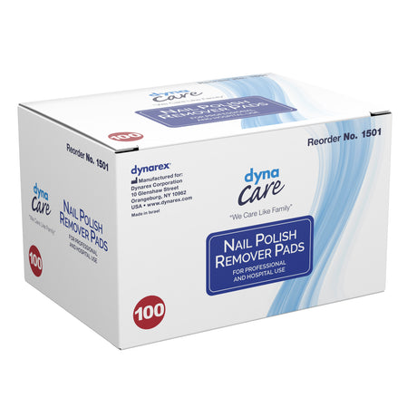 Nail Polish Remover Pad Dynacare Gentle Acetone Free Individually Wrapped - BeHope