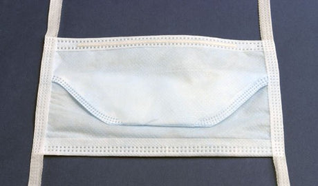 Surgical Mask Cardinal Health™ ASTM Level 1 Tie Closure One Size Fits Most - BeHope