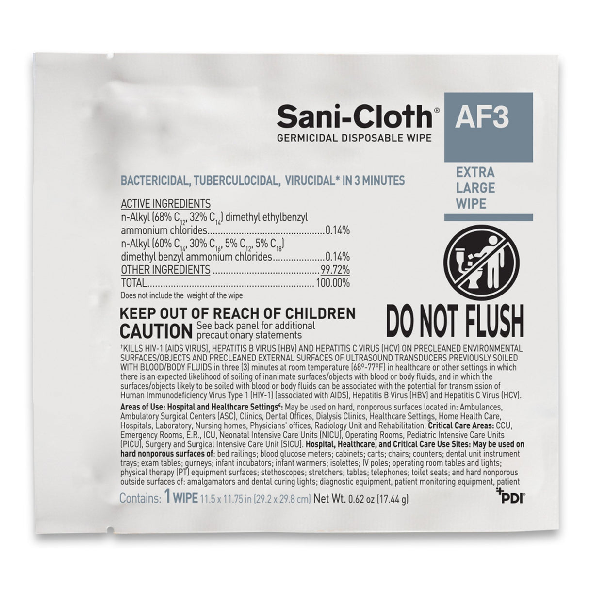 Surface Disinfectant Cleaner Wipes Sani-cloth® AF3 Broad Spectrum - BeHope
