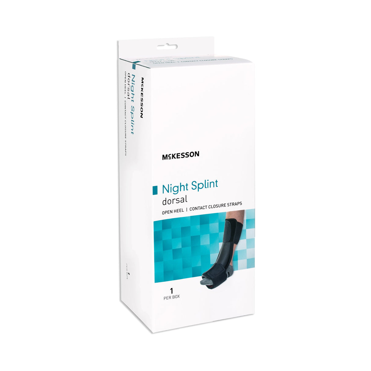 Dorsal Night Splint McKesson Small / Medium Hook and Loop Closure Male 4 to 8-1/2 / Female 5 to 9-1/2 Foot - BeHope