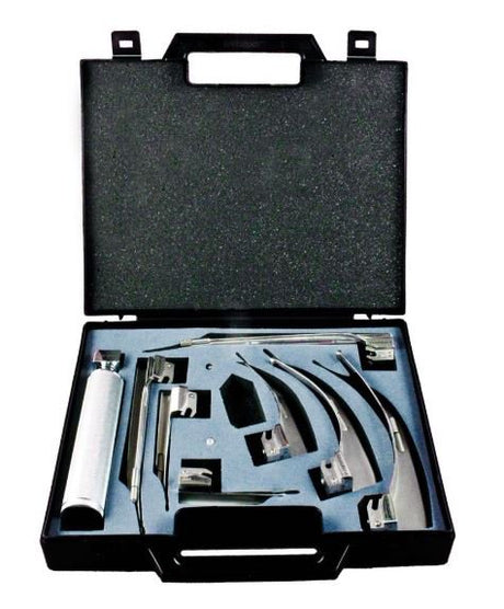 Laryngoscope Set Macintosh Miller Surgical Stainless Steel Blades - BeHope