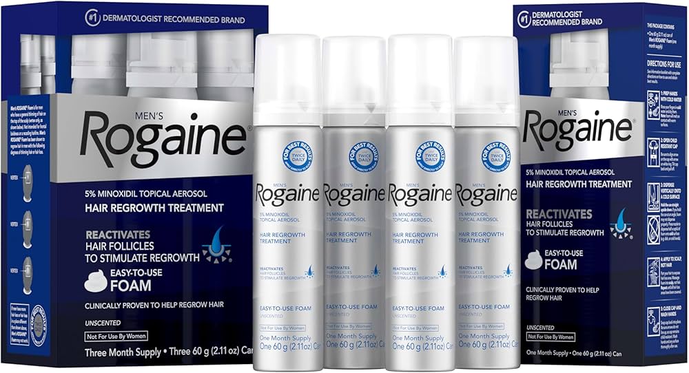 Men's Hair Regrowth Treatment Rogaine® 6.3 Oz. Foam - Behope