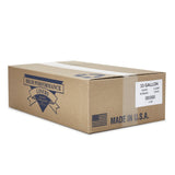 Trash Bag Colonial Bag 33 gal. Clear HDPE 16 Mic. 33 X 40 Inch X-Seal Bottom Coreless Roll