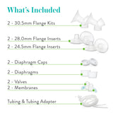 Breast Pump Replacement Parts Kit Evenflo Advanced For Evenflo Advanced Double Electric Breast Pump - BeHope