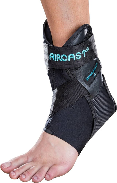 Ankle Support Aircast® Airlift™ Pttd Large Hook And Loop Strap Closure Men 11-1/2 And Up / Women 13 And Up Left Foot - Behope