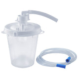 Suction Canister Vacu-Aide® QSU 800 mL Float Valve Shut-Off Lid - BeHope