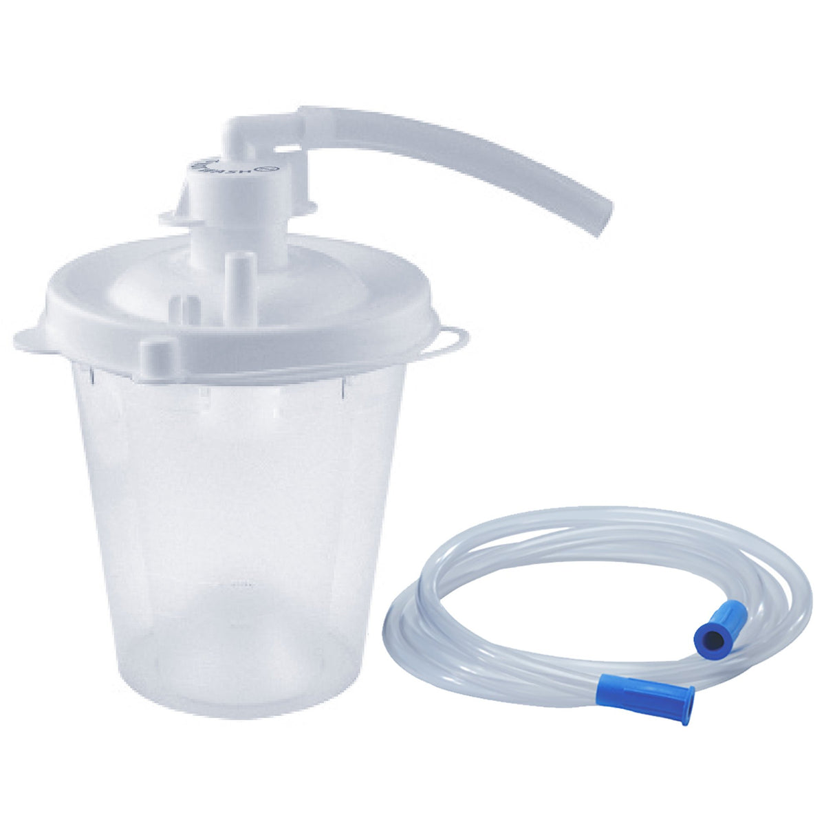 Suction Canister Vacu-aide® Qsu 800 Ml Float Valve Shut-off Lid - Behope
