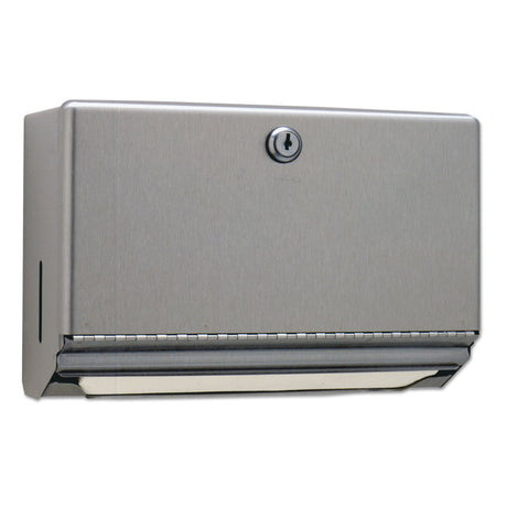 Paper Towel Dispenser Bobrick Stainless Steel Manual Pull Wall Mount - BeHope