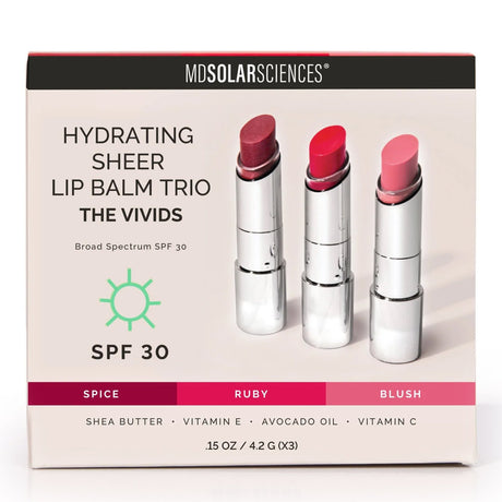 Tinted Lip Balm Set MDSolarsciences Hydrating Sheer 0.15 oz. Tube