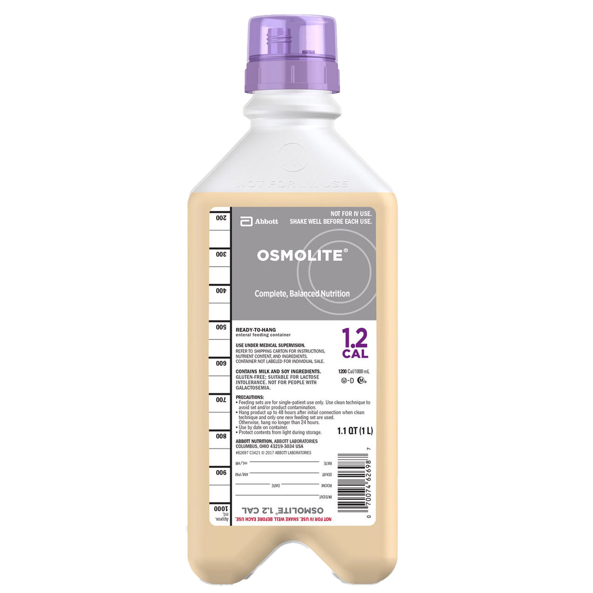 Osmolite® 1.2 Cal Complete Therapeutic Tube Feeding Formula - BeHope