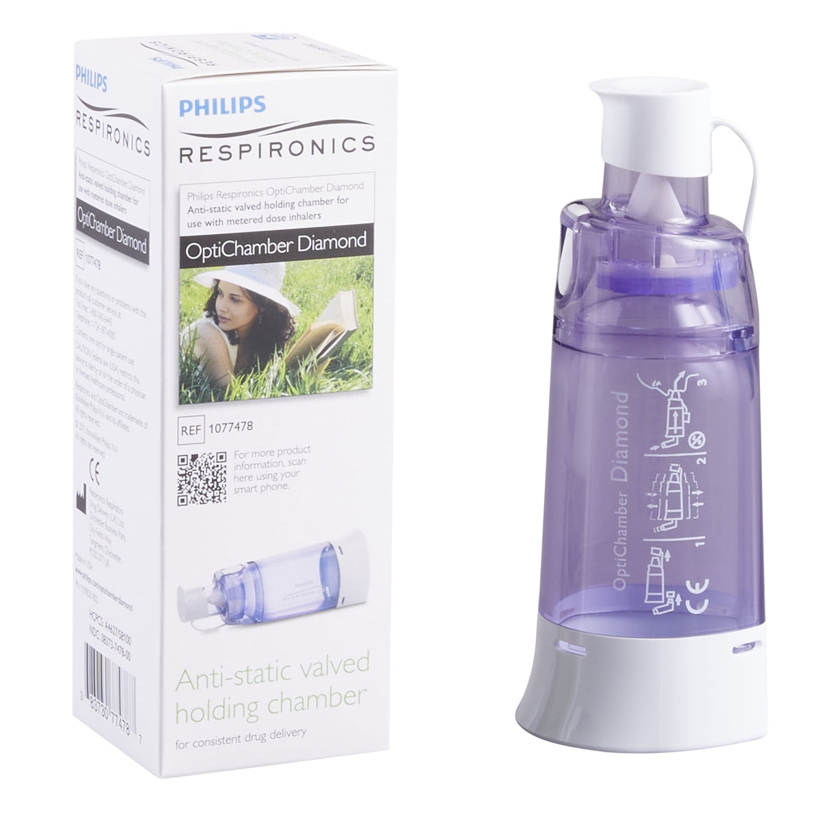 Holding Chamber OptiChamber Diamond 140 mL - BeHope