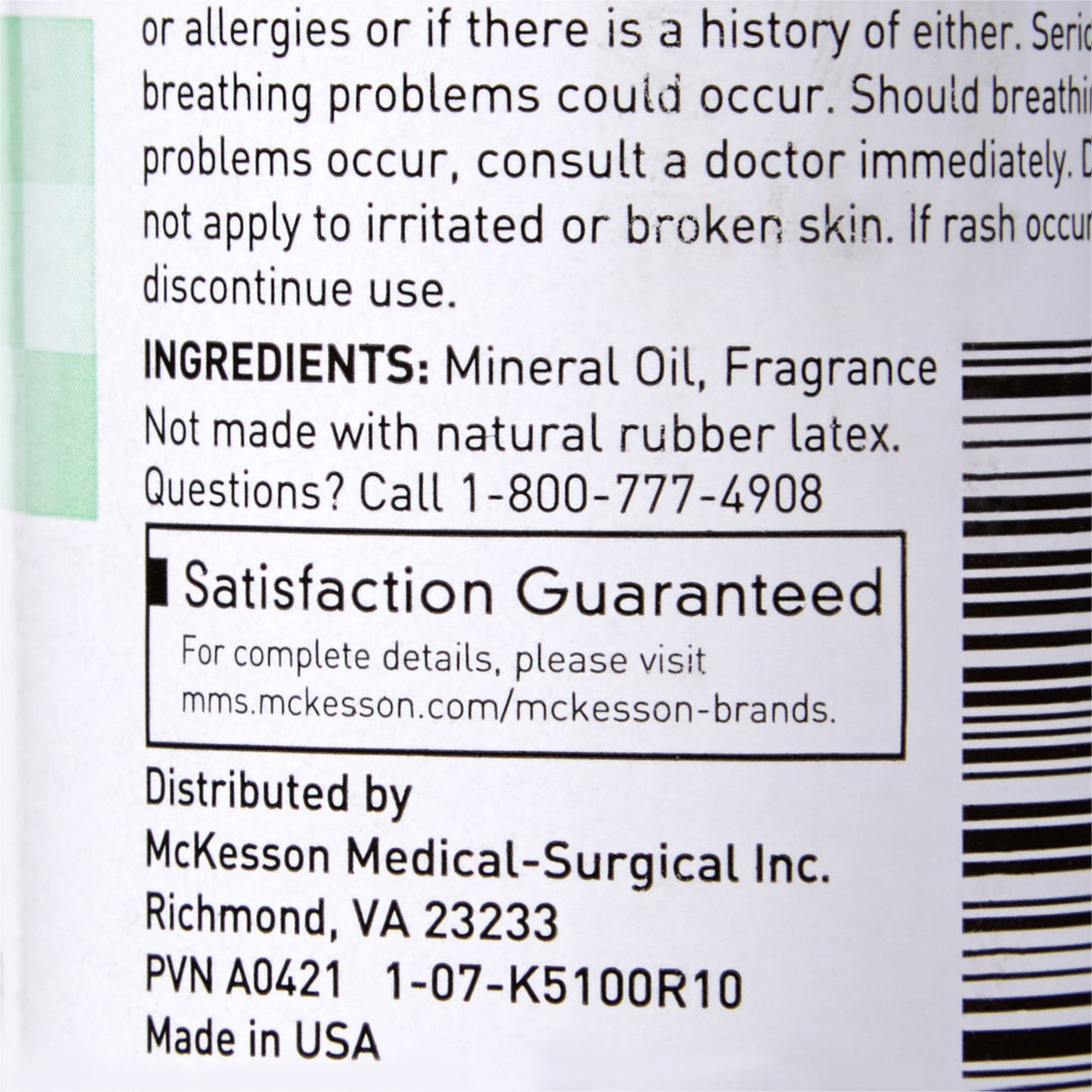 Baby Oil McKesson 4 oz. Bottle Scented Oil