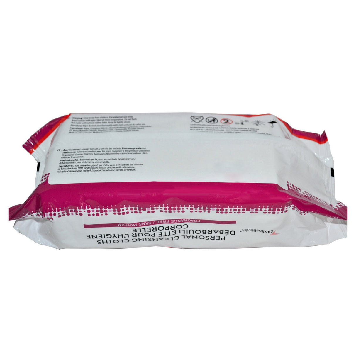 Personal Cleansing Wipe Cardinal Health Soft Pack Unscented 64 Count
