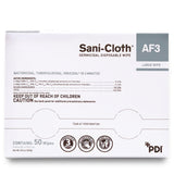 Surface Disinfectant Cleaner Sani-Cloth® AF3 Premoistened Germicidal Manual Pull Wipe 50 Count Individual Packet Unscented NonSterile - BeHope