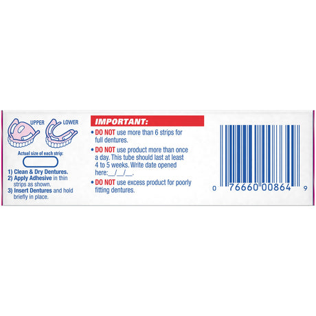 Fixodent Original Denture Adhesive Cream for Strong All-Day Hold - BeHope