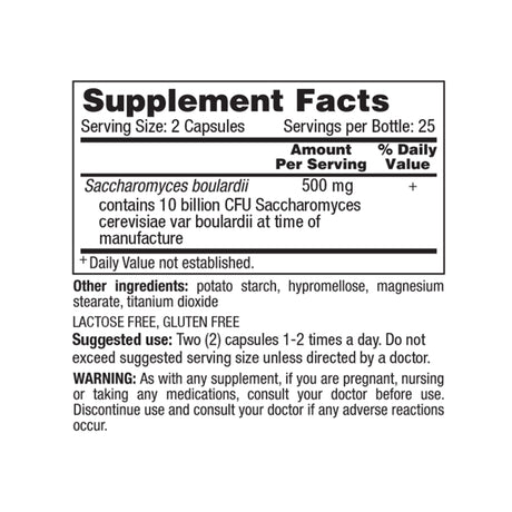 Geri-care® Saccharomyces Boulardii Probiotic Capsules for Intestinal Health - BeHope