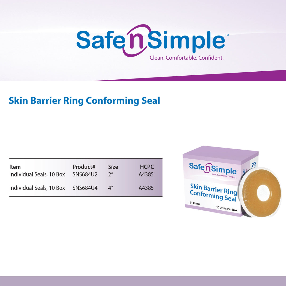 Skin Barrier Ring Safe n Simple™ - BeHope