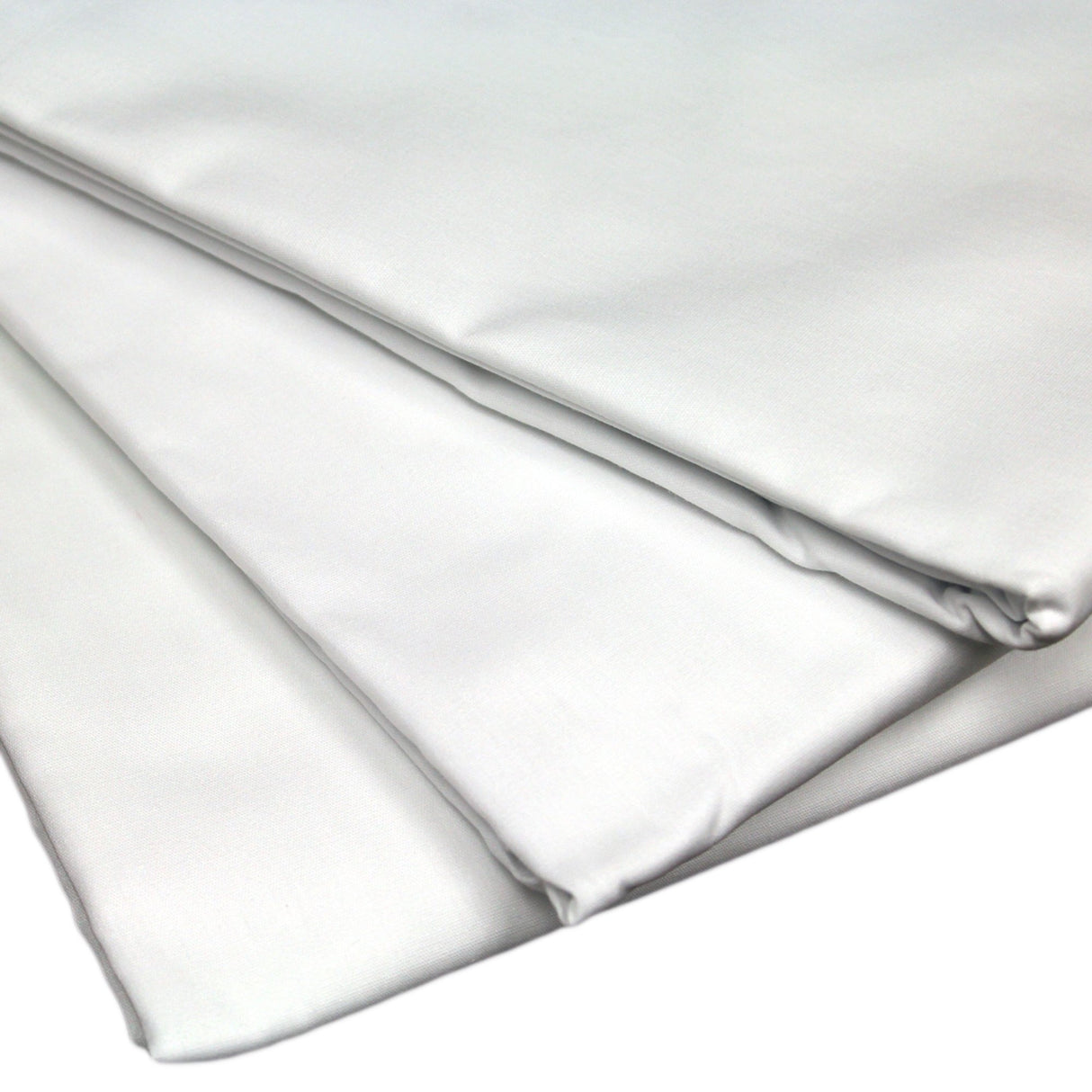 Bed Sheet Flat 66 X 104 Inch White 55% Cotton / 45% Polyester Reusable - BeHope