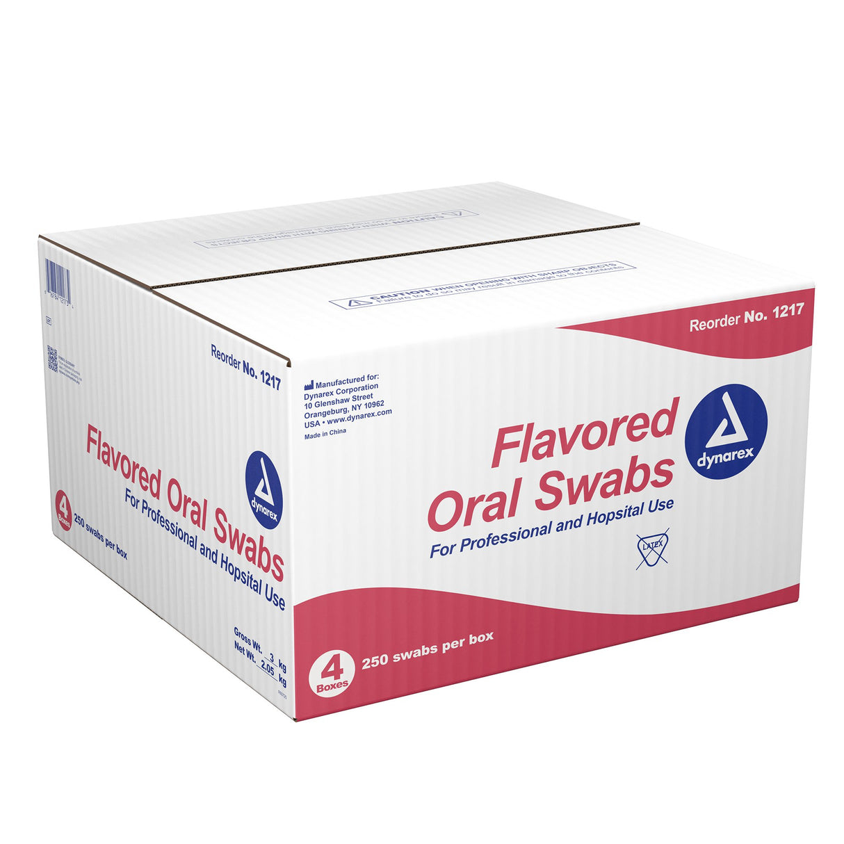 Oral Swab Dynarex® Dentifrice Foam Tip 1 per Pack - BeHope