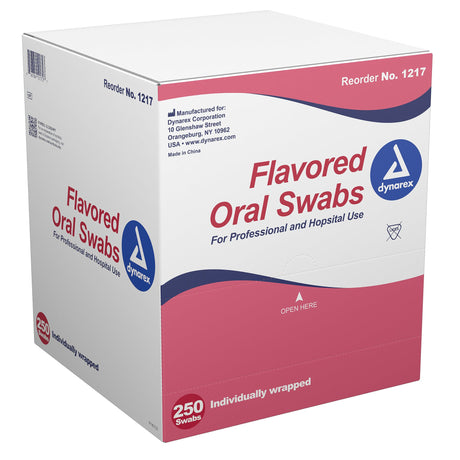 Oral Swab Dynarex® Foam Tip for Oral Hygiene - BeHope