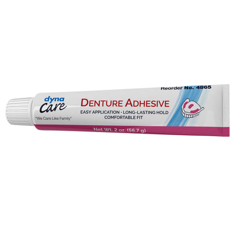 Denture Adhesive Dynarex® Cream with Strong Minty Long-Lasting Hold - BeHope