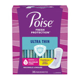 Bladder Control Pad Poise® Fresh Protection™ Ultra Thin 14.1 Inch Length Heavy Absorbency Sodium Polyacrylate Core One Size Fits Most - BeHope