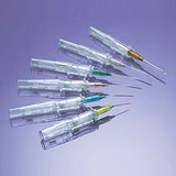 Peripheral IV Catheter ViaValve™ 18 Gauge 1-1/4 Inch Polyurethane Straight Hub Blood Control Sliding Safety - BeHope