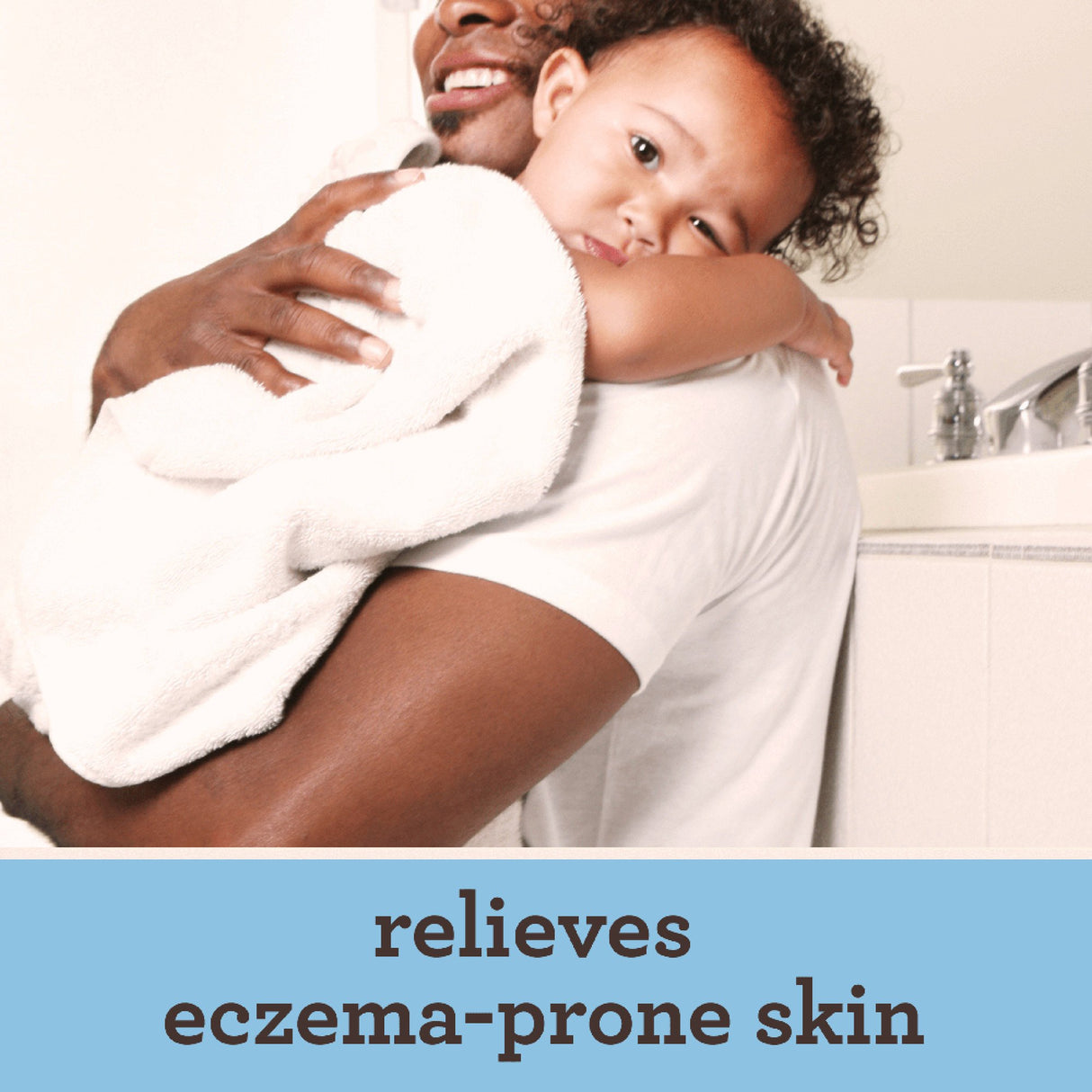 Bath Additive Aveeno® Baby Eczema Therapy 3.75 oz. Individual Packet Unscented Powder - BeHope