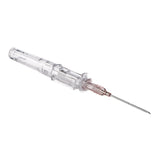 Peripheral IV Catheter ViaValve™ 20 Gauge 1-1/4 Inch Polyurethane Straight Hub Blood Control Sliding Safety - BeHope