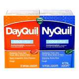 Cold and Cough Relief DayQuil® Nyquil® Combo Pack 325 mg - 10 mg - 5 mg Strength and 325 mg - 15 mg - 6.25 mg Strength Gelcap 48 per Box - BeHope