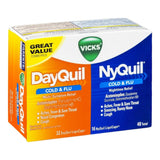 Cold and Cough Relief DayQuil® Nyquil® Combo Pack 325 mg - 10 mg - 5 mg Strength and 325 mg - 15 mg - 6.25 mg Strength Gelcap 48 per Box - BeHope