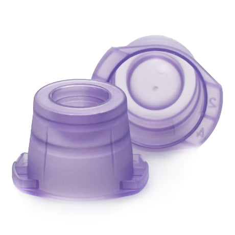 McKesson Tube Closure Polyethylene Snap Cap Lavender 12 mm / 13 mm / 16 mm (Universal) Fits Most 12mm, 13mm and 16mm Evacuated Glass Blood Collection Tubes and Plastic Test Tubes NonSterile - BeHope
