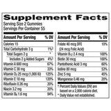 Multivitamin Supplement Centrum® Gummy 110 per Bottle Fruit Flavor - BeHope