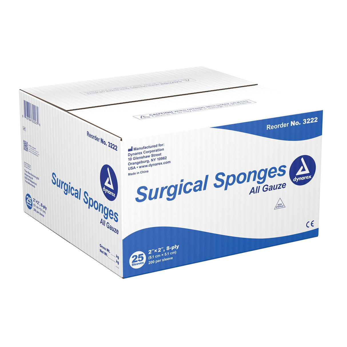 Gauze Sponge Dynarex® Nonsterile Absorbent Cotton Dressing - BeHope