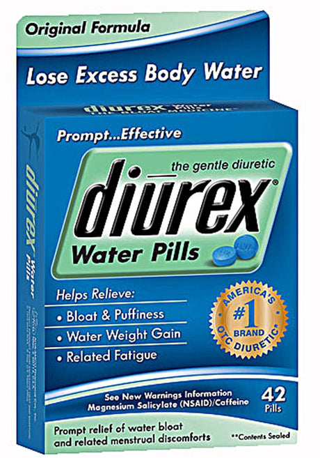 Diurex Water Pill for Pain and Bloating Relief - BeHope