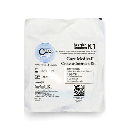 Catheter Insertion Tray Cure Medical®Catheter Insertion Kit Universal Without Catheter Without Balloon Without Catheter - BeHope