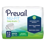 Incontinence Brief Prevail® Nu-Fit® Adult 2X-Large Unisex Disposable Heavy Absorbency - BeHope