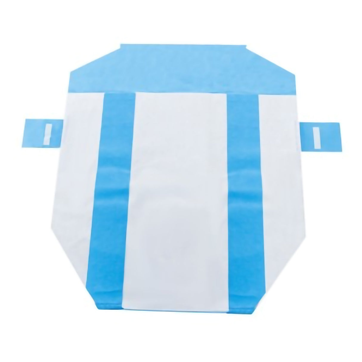 SMART-FOLD* H650 Sterilization Wrap White / Blue 40 X 47 Inch Dual Layer SMS Polypropylene Steam / EO Gas / Hydrogen Peroxide - BeHope