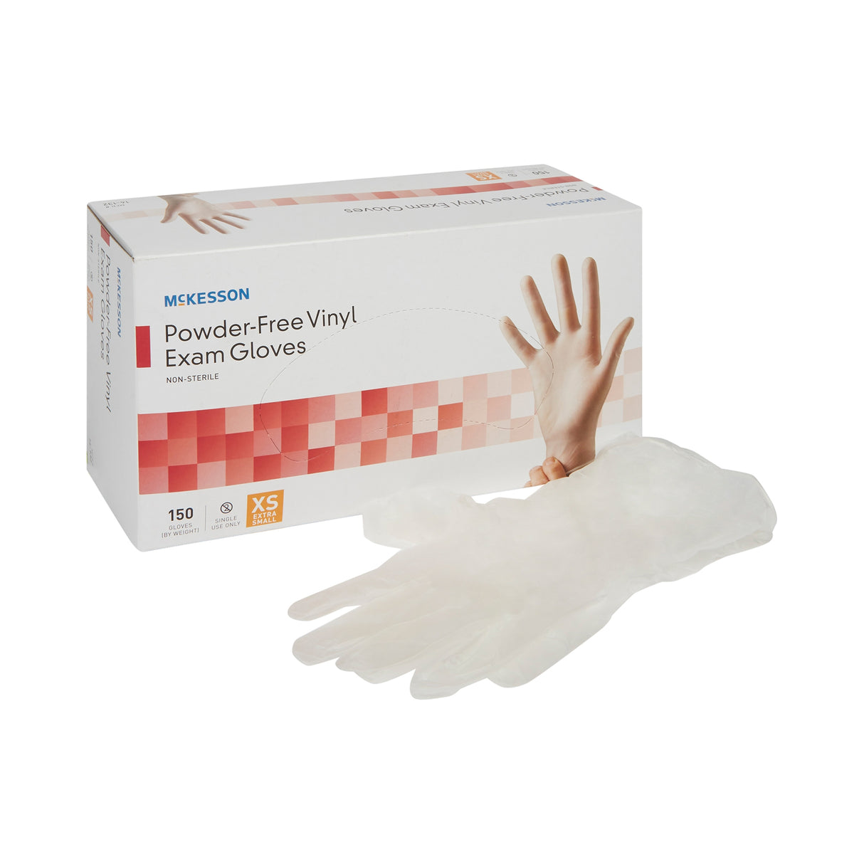 McKesson Powder-Free Nonsterile Vinyl Exam Gloves High Tactile Sensitivity - BeHope