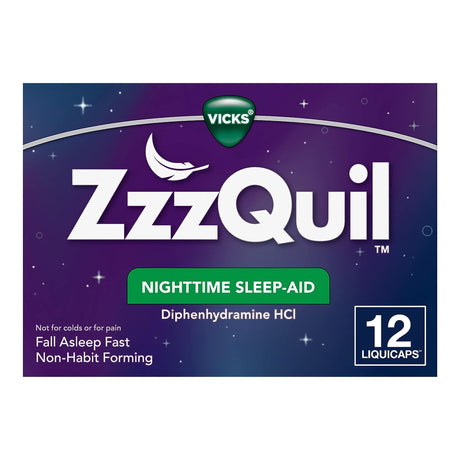 Zzzquil™ Nighttime Sleep Aid Caplets for Occasional Sleeplessness - BeHope