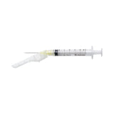 Safety Hypodermic Syringe with Needle SurGuard® 3 mL 1 Inch 20 Gauge Hinged Safety Needle Ultra Thin Wall - BeHope