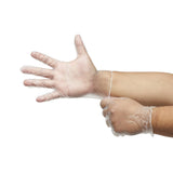 Exam Glove McKesson X-Large NonSterile Vinyl Standard Cuff Length Smooth Clear Not Rated - BeHope