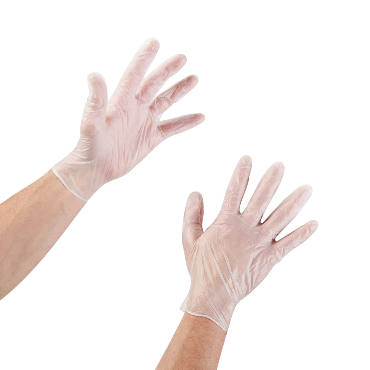 Exam Glove McKesson X-Large NonSterile Vinyl Standard Cuff Length Smooth Clear Not Rated - BeHope