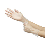 Exam Glove McKesson X-Large NonSterile Vinyl Standard Cuff Length Smooth Clear Not Rated - BeHope