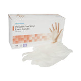 Exam Glove McKesson X-Large NonSterile Vinyl Standard Cuff Length Smooth Clear Not Rated - BeHope