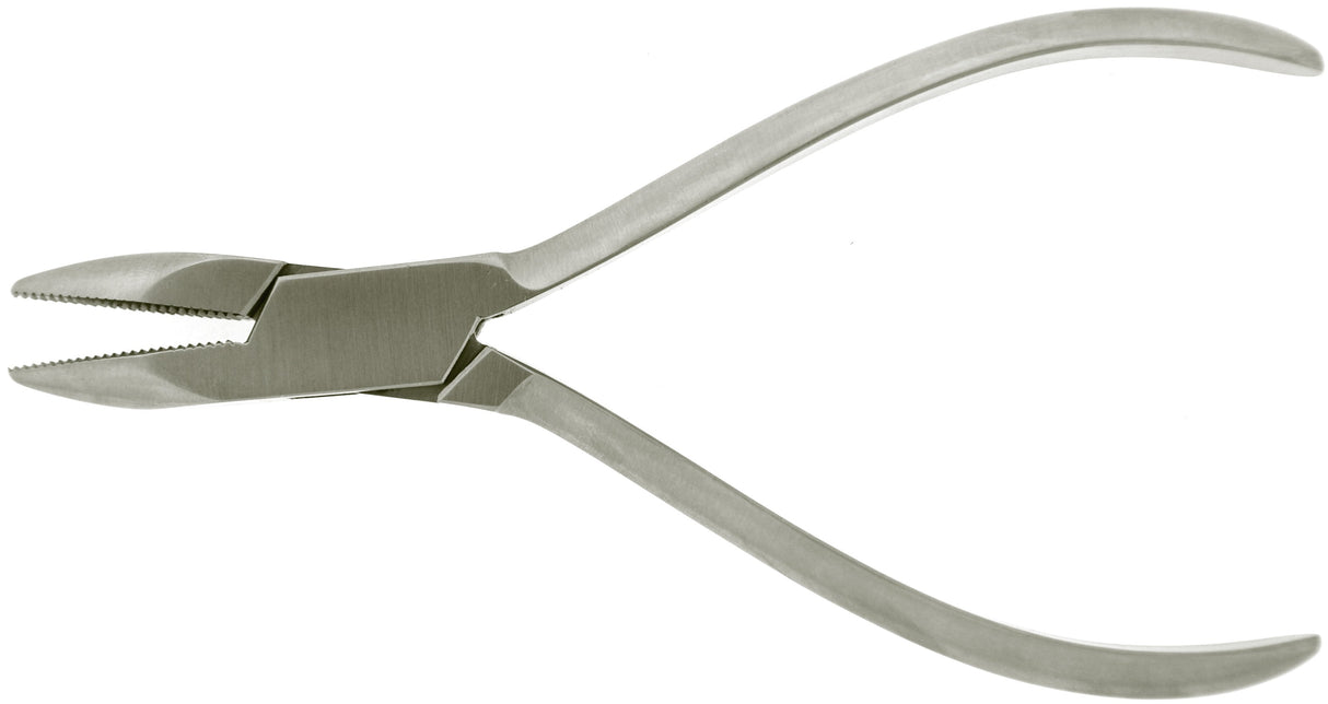 Needle Nose Pliers BR Surgical 5-1/2 Inch Stainless Steel Grooved Jaws Taper to 1 mm - BeHope